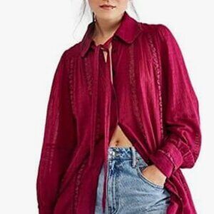 NWT - Free People Women's Mikaela Tunic, Off Beat, Size L